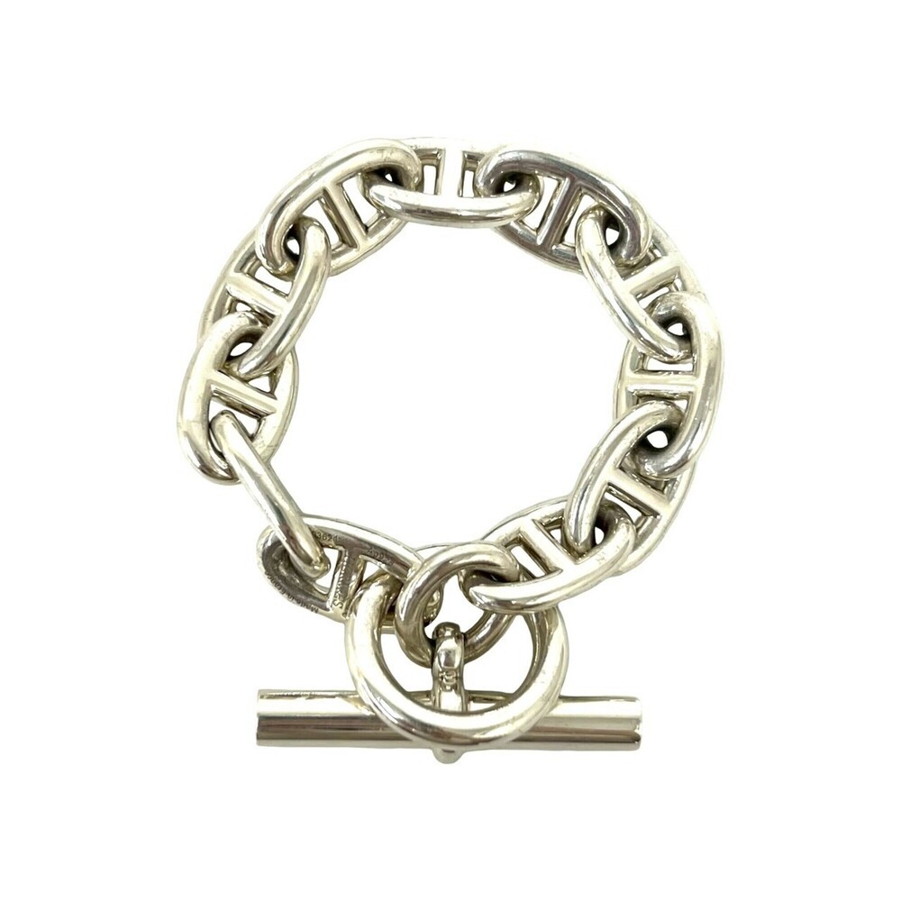 HERMES Silver Charm Bracelet